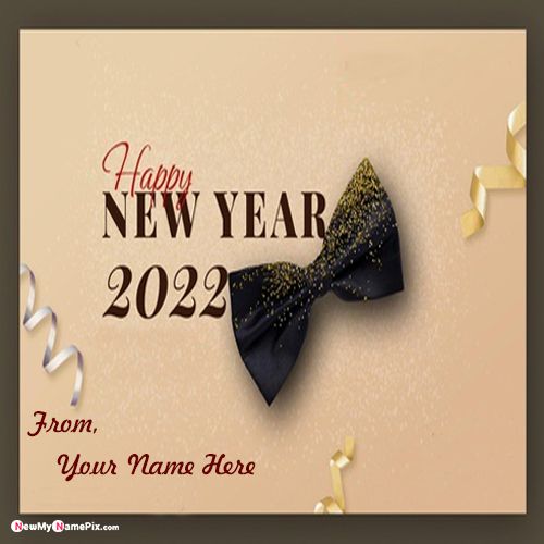 Special Your Name Wishes 2022 New Year Wishing Greetings Pic